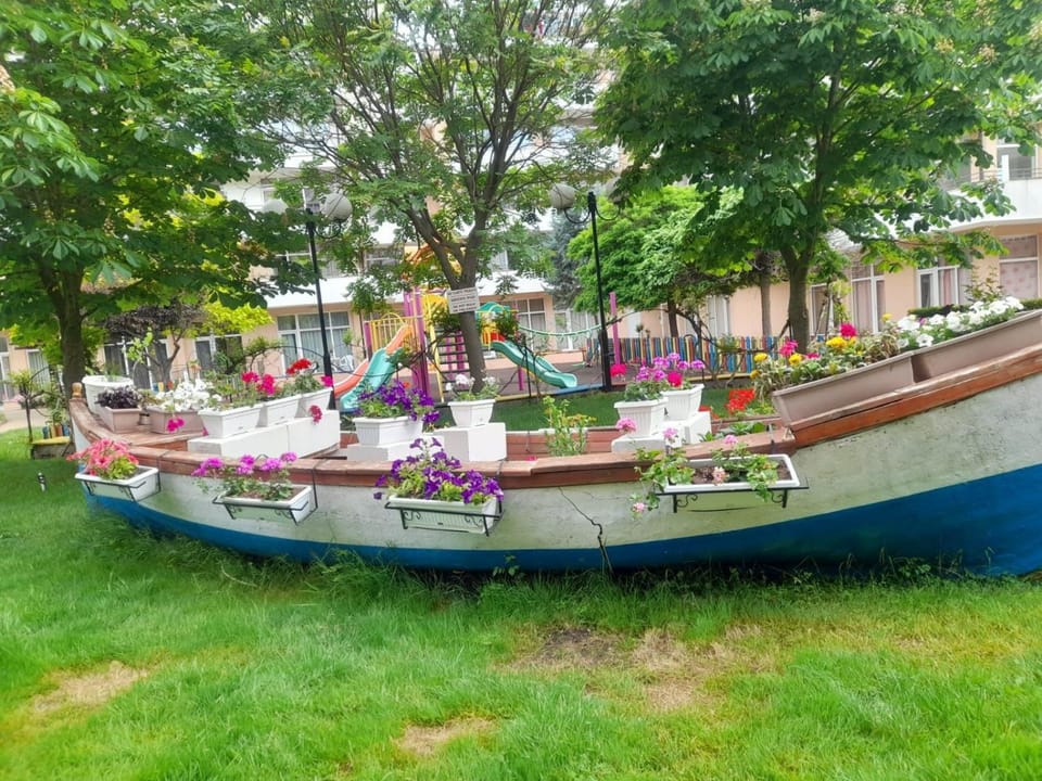 Natural landscape, Children play ground, Garden, Garden view