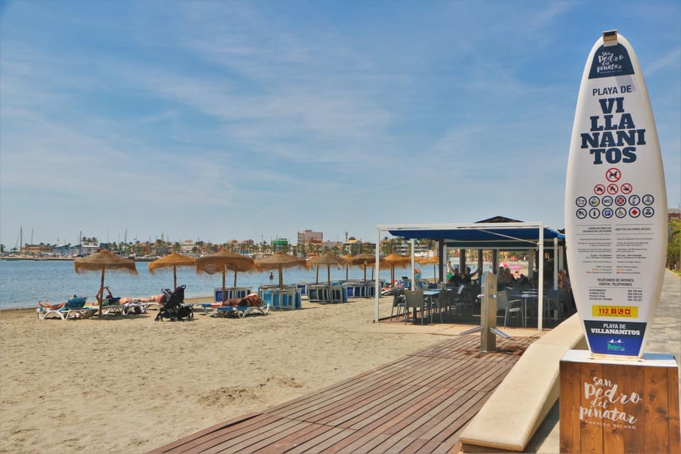 Sea & Beach view in Lo Pagán on boulevard and more VDE-097 Apartment in San Pedro del Pinatar