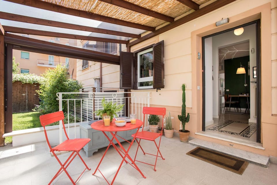 Property building, Patio