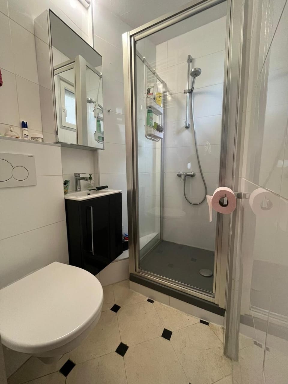 Shower, Toilet, Bathroom, towels
