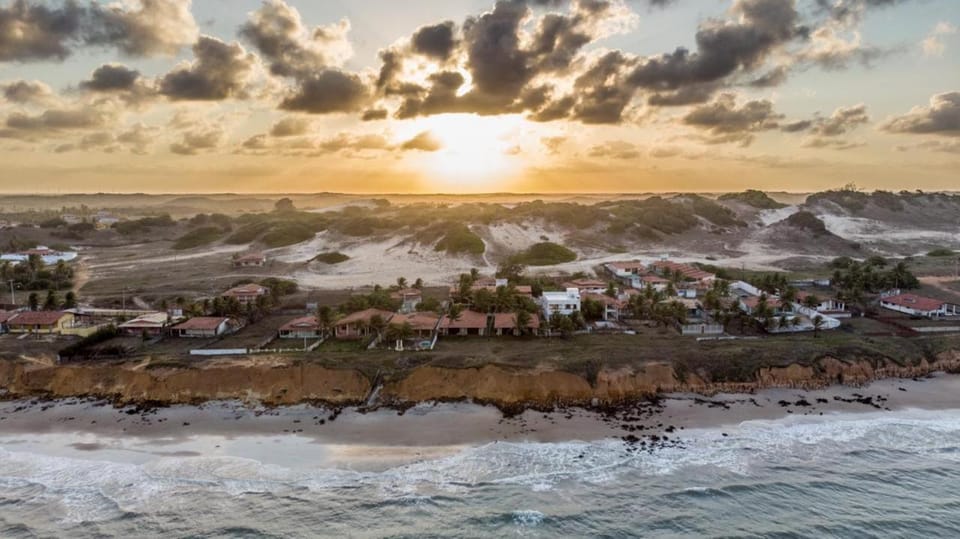 Nearby landmark, Day, Natural landscape, Bird's eye view, Beach, City view, Sea view, Sunset