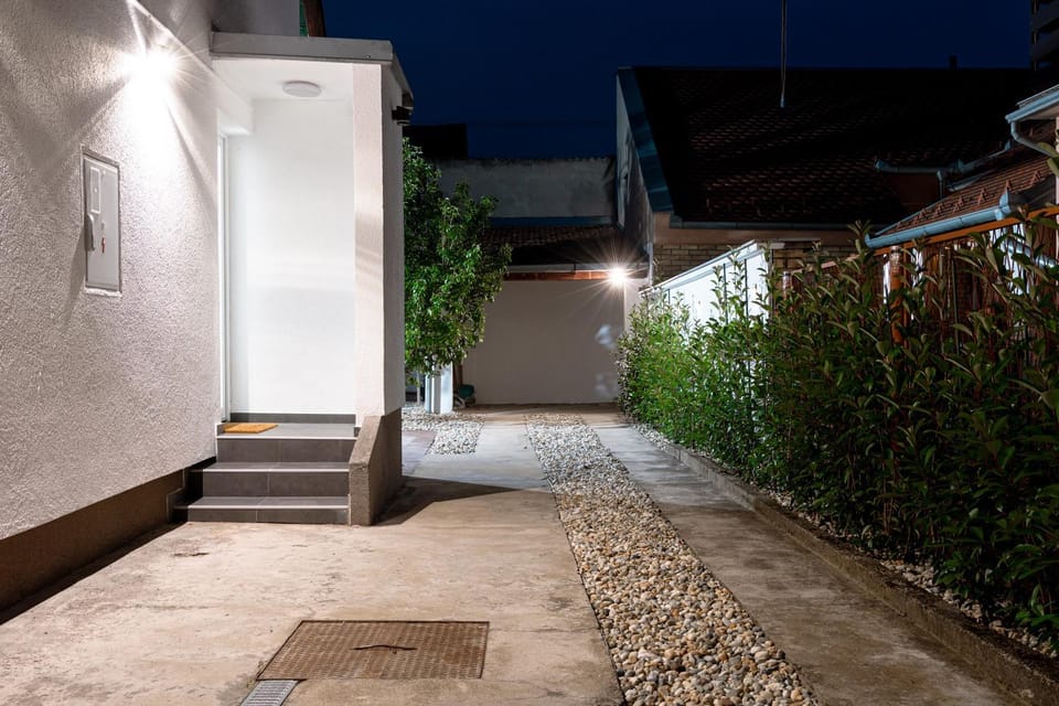 Night, Garden, Garden view