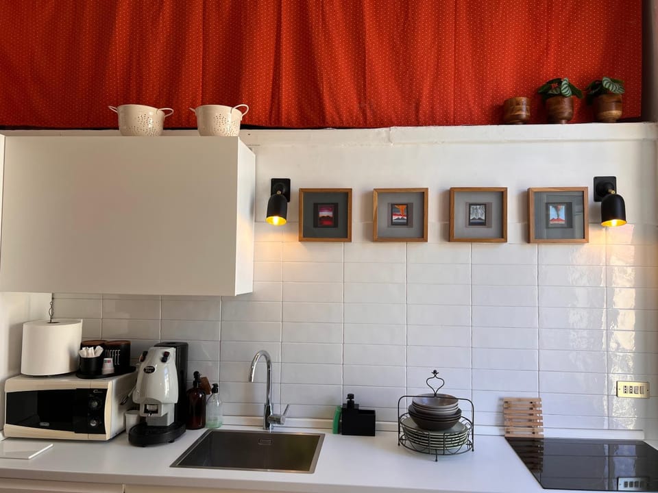 Coffee/tea facilities, Kitchen or kitchenette, minibar, stove
