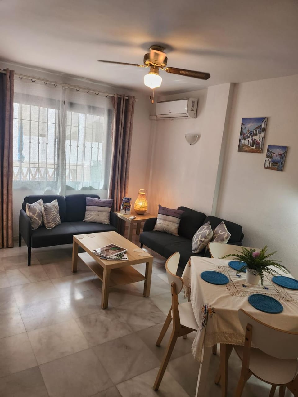 Living room, Seating area, Dining area