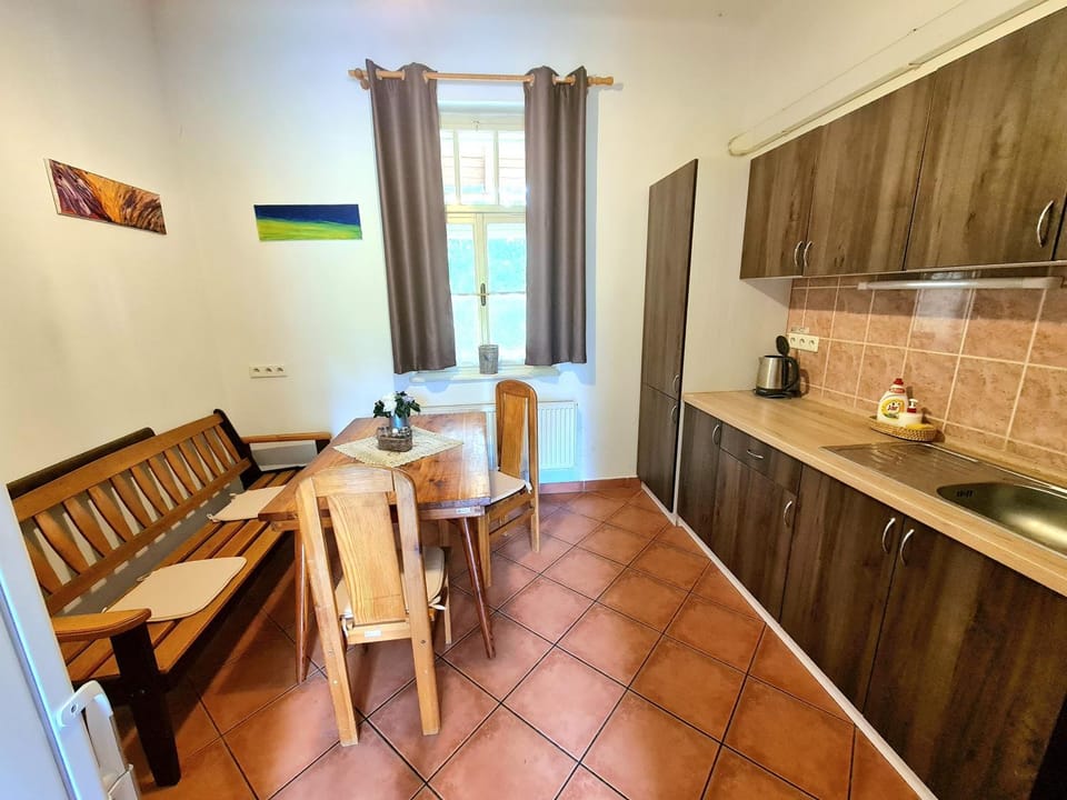 Kitchen or kitchenette, Dining area