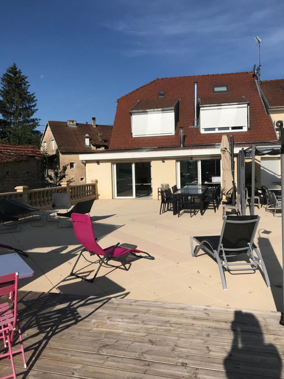 Property building, Patio