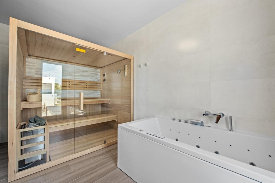 Villa MaEm in Central Istria for families with Sauna, Whirlpool & Sea View Villa in Istria County