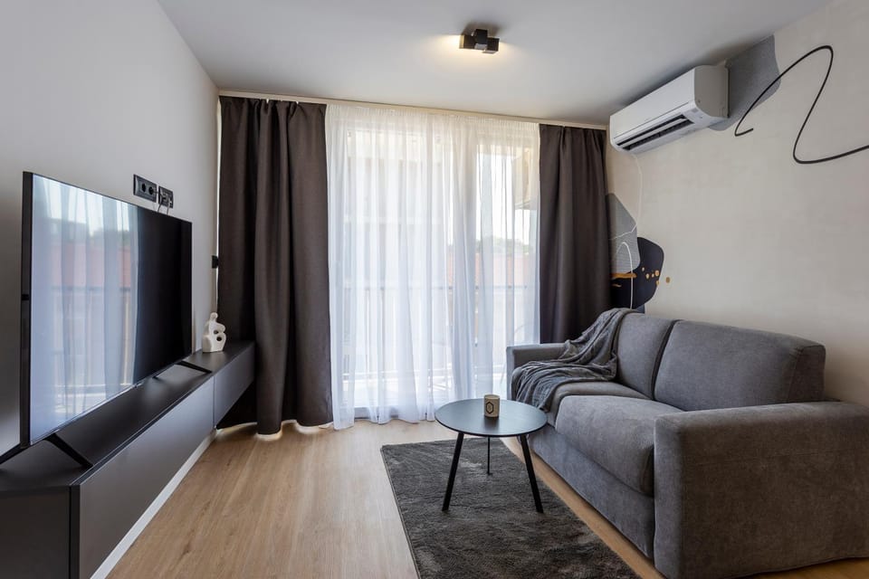 TV and multimedia, Living room, Seating area, air conditioner
