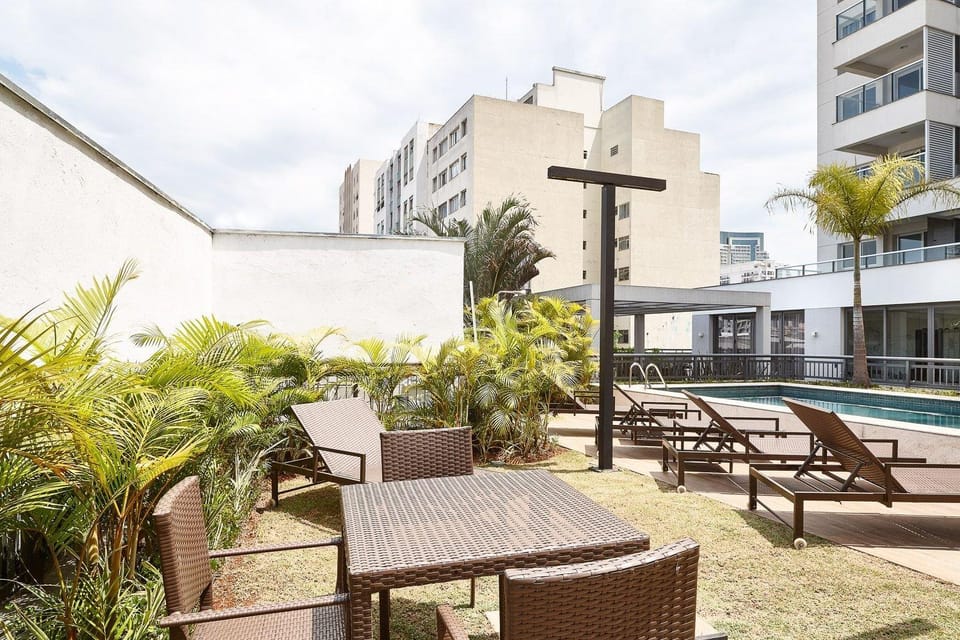 View (from property/room), Swimming pool, sunbed
