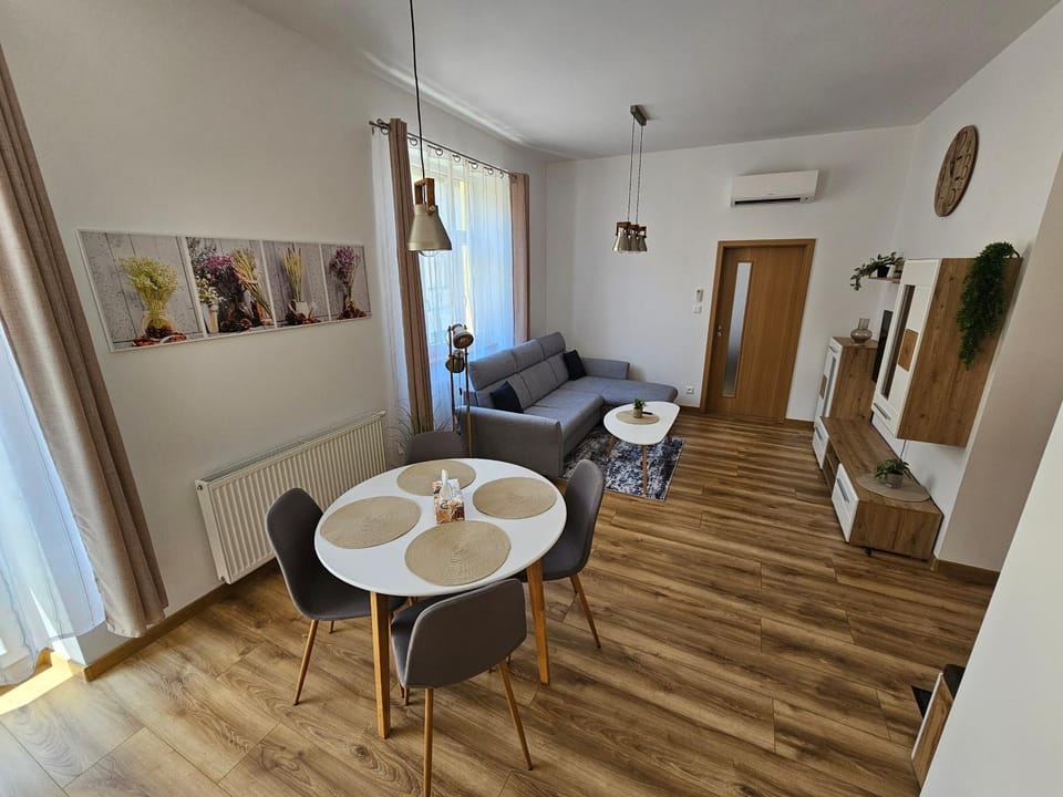 Living room, Seating area, Dining area