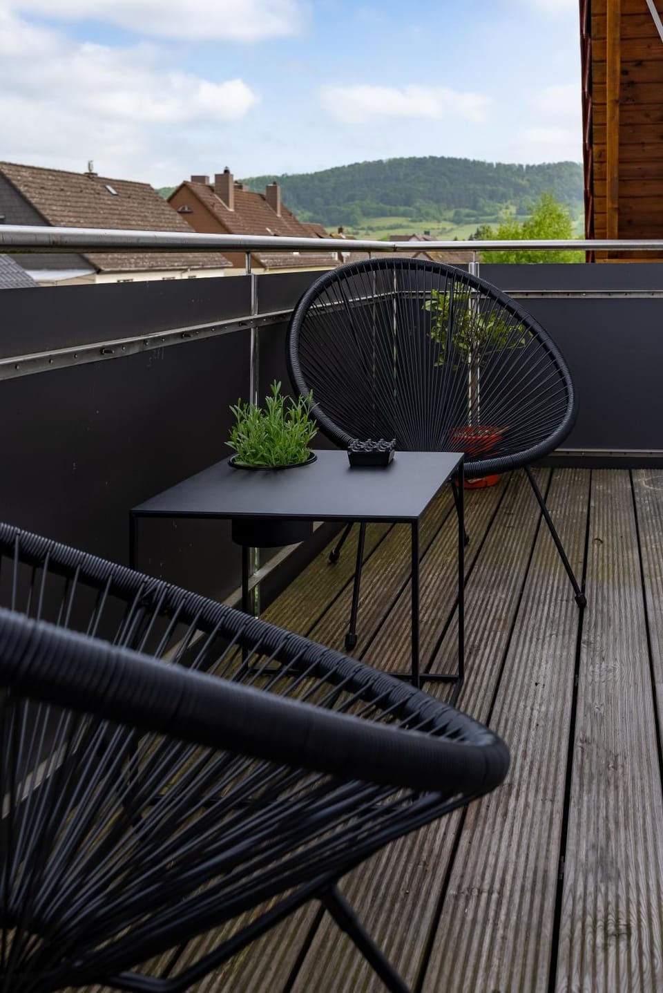 Natural landscape, Balcony/Terrace, Mountain view