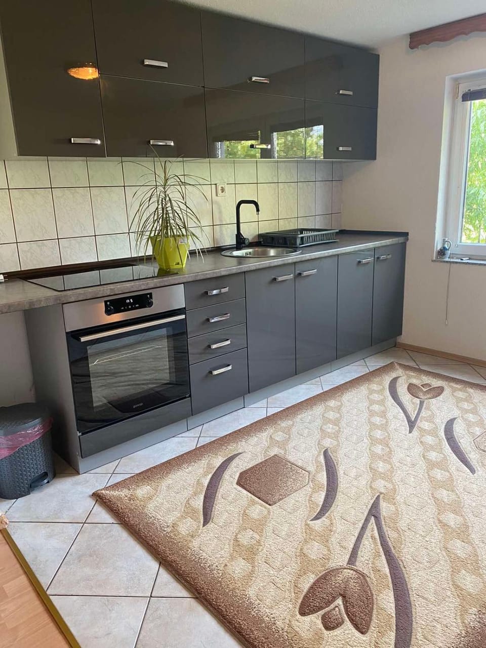 Kitchen or kitchenette, minibar, stove