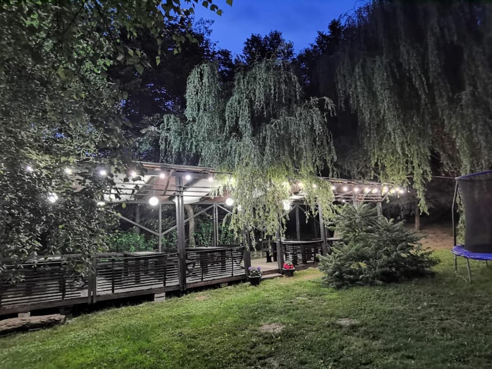 Night, BBQ facilities, Garden, Garden view