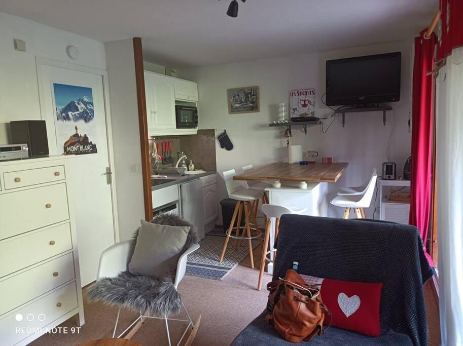 Appartement en rez de jardin vue montagne Apartment in Les Contamines-Montjoie