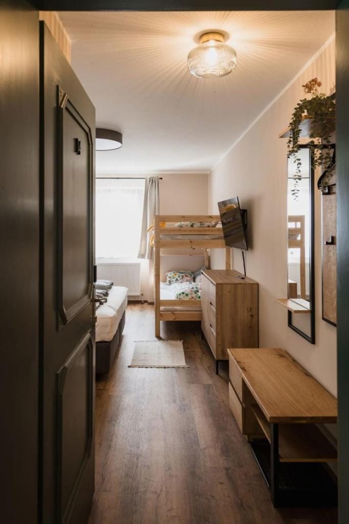 Photo of the whole room, bunk bed