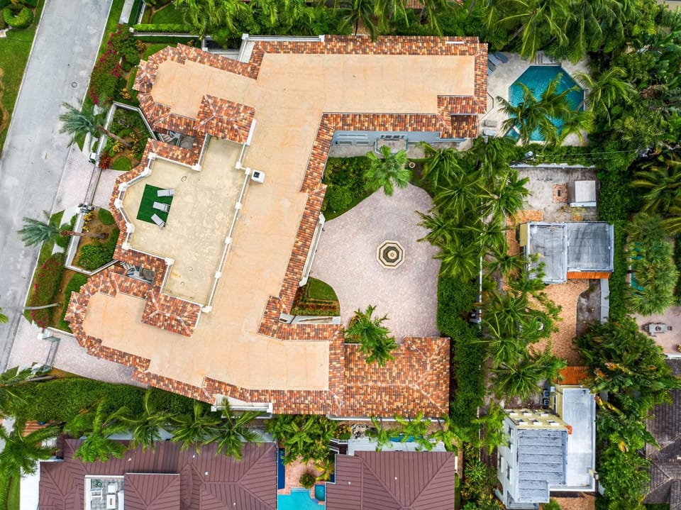 Day, Natural landscape, Bird's eye view, Pool view, Swimming pool