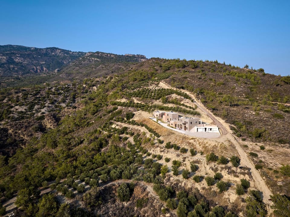 Natural landscape, Bird's eye view, Mountain view