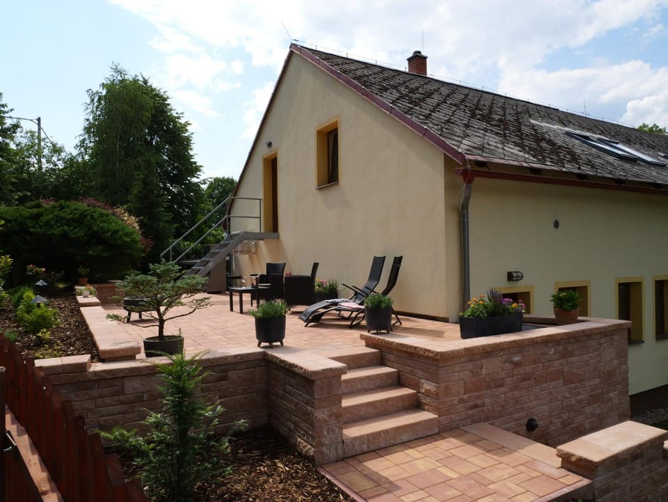 Property building, Garden view
