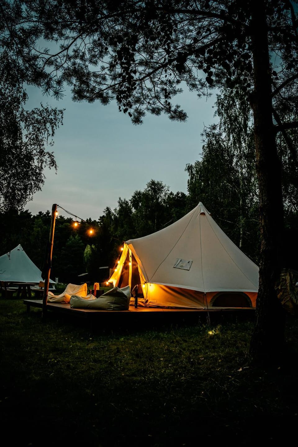 Glampine Luxury tent in Lower Silesian Voivodeship