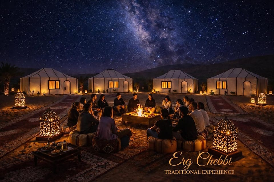 Erg Chebbi Traditional Experience & Activities Luxury tent in Morocco
