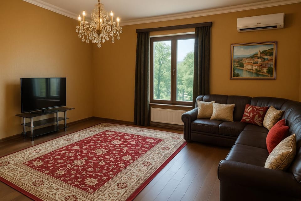 Living room, air conditioner