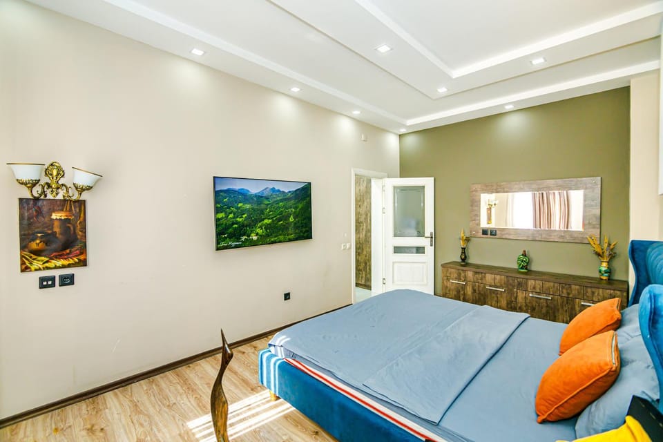 Communal lounge/ TV room, Bed, TV and multimedia, Photo of the whole room, Evening entertainment, Bedroom
