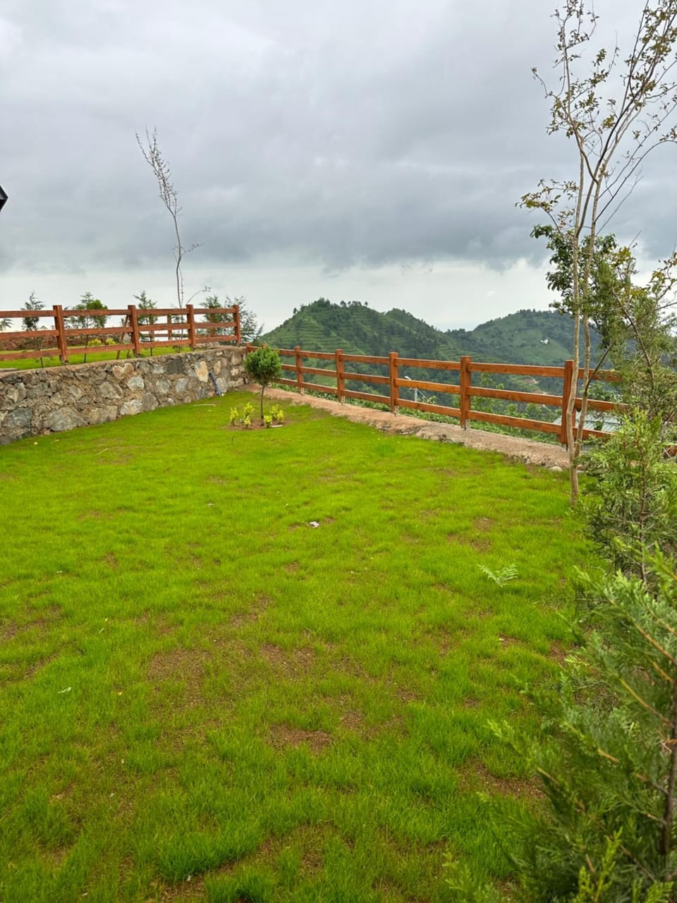 Spring, Day, Natural landscape, Garden, Garden view, Mountain view