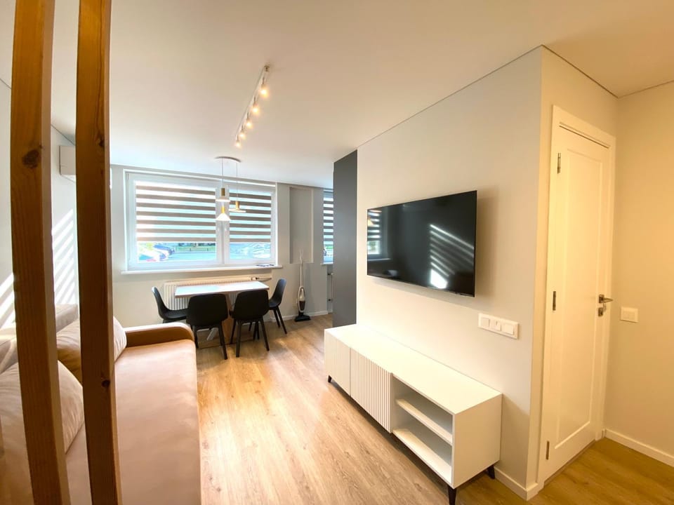 Bed, TV and multimedia, Living room, Photo of the whole room, Seating area, hair dresser