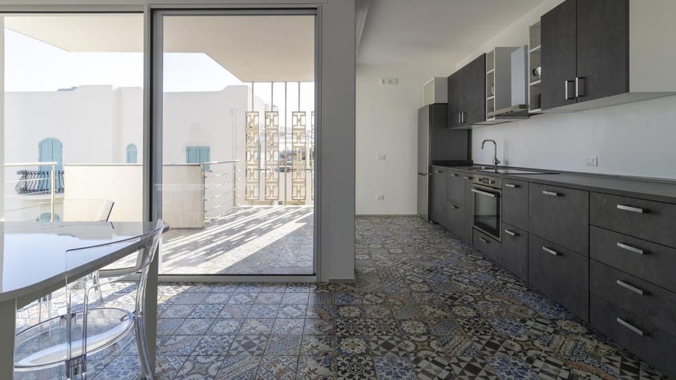 Summer, Balcony/Terrace, Kitchen or kitchenette, Living room, Seating area, Dining area, dishwasher, pet friendly, stove, kitchen