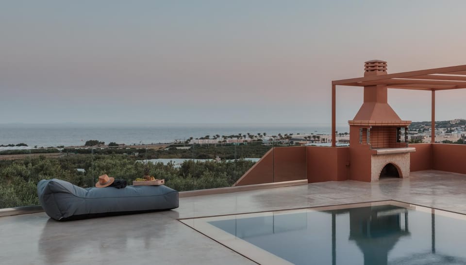 Day, Natural landscape, View (from property/room), Pool view, Sea view, Swimming pool, Swimming pool, sunbed