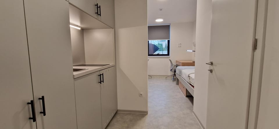Bed, Kitchen or kitchenette, Photo of the whole room, Bedroom, wardrobe