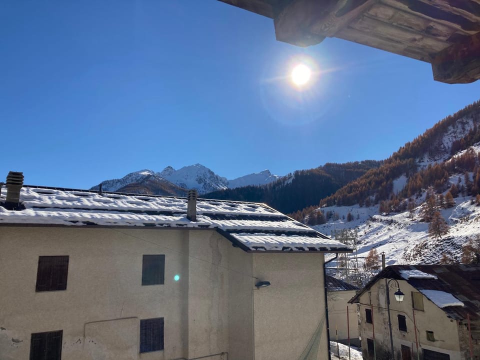 Natural landscape, Winter, Mountain view