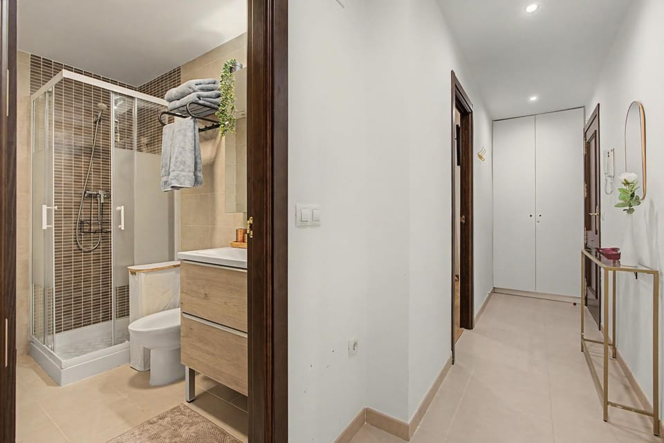 Bathroom, Living room
