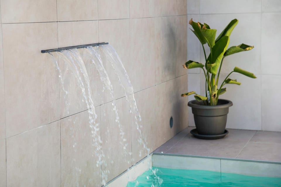 Bathroom, Living room, Swimming pool