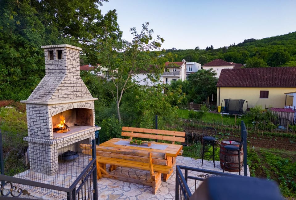 Natural landscape, BBQ facilities