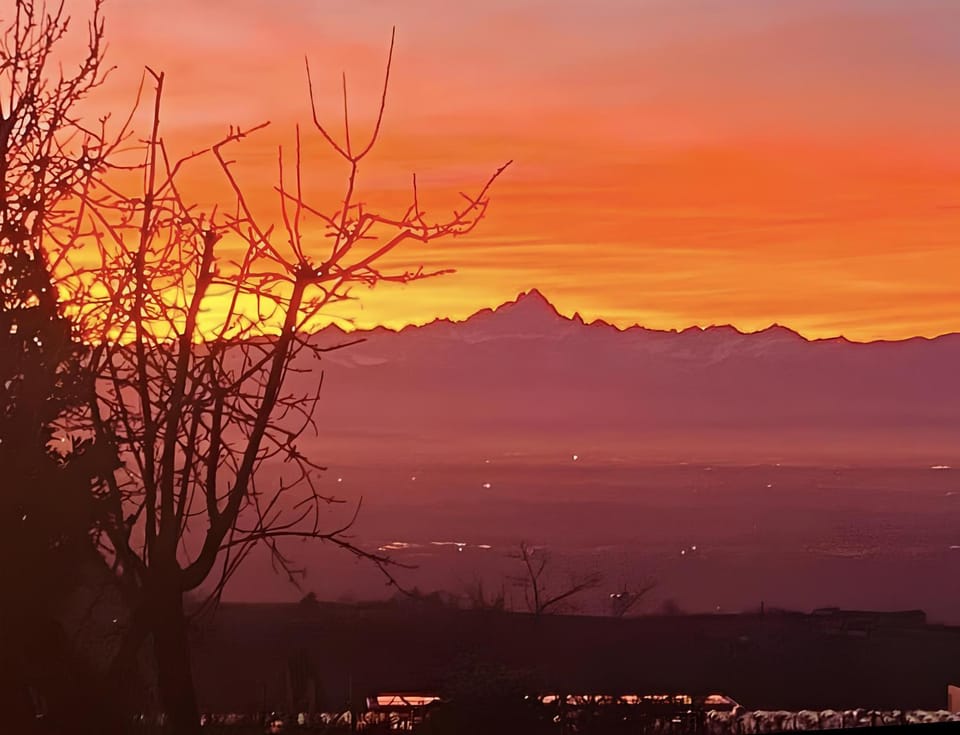 Mountain view, Sunset