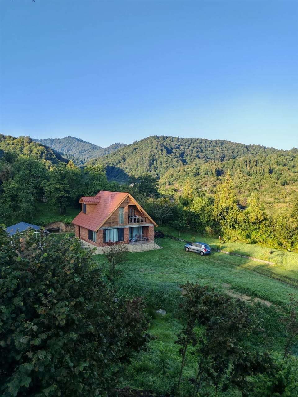 Property building, Natural landscape, Mountain view