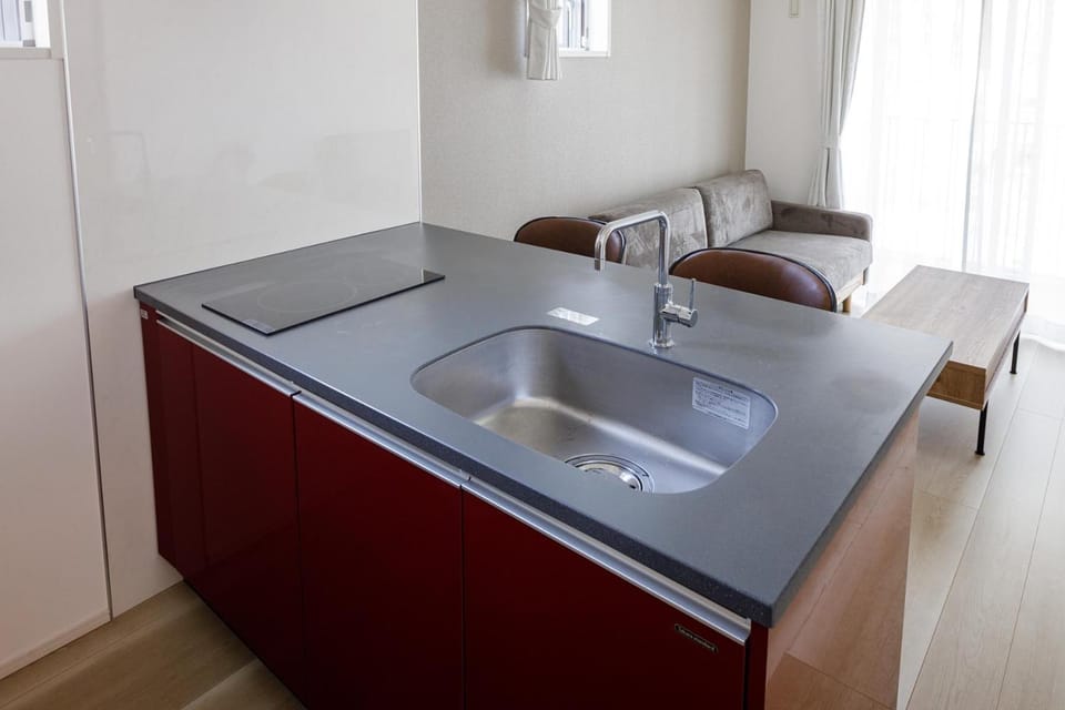 Kitchen or kitchenette, Living room