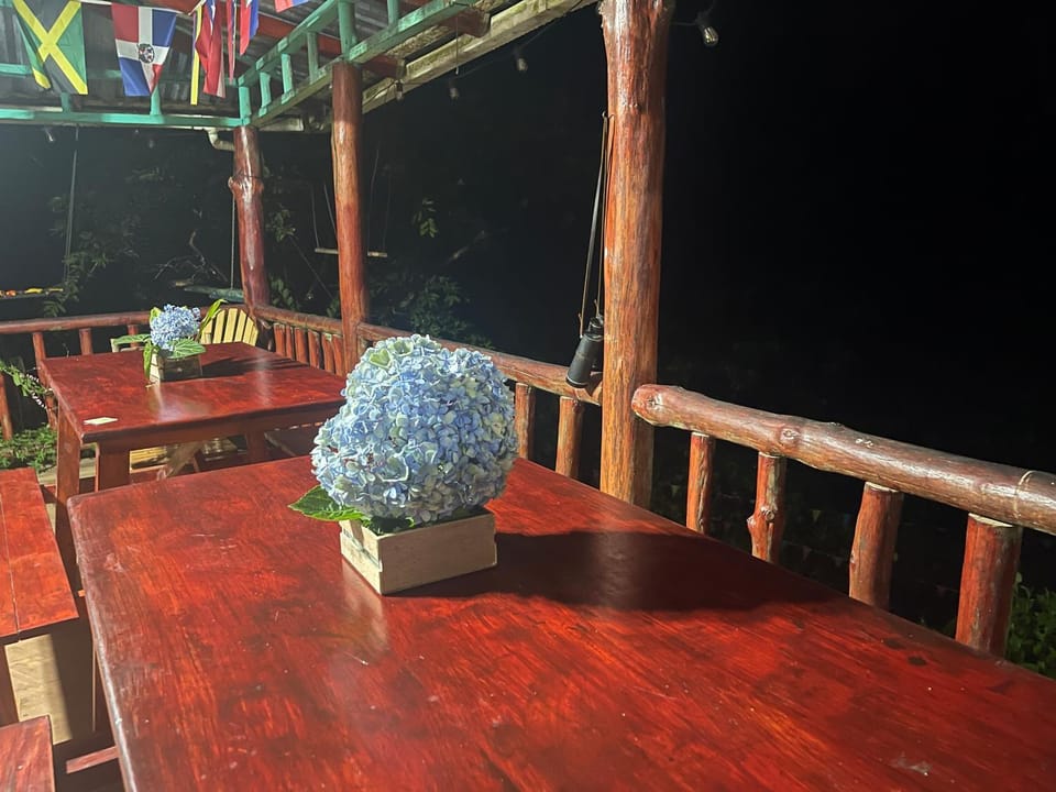 Night, Balcony/Terrace, Dining area
