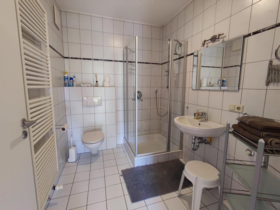 Shower, Toilet, Bathroom, towels