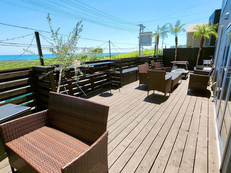 View (from property/room), Balcony/Terrace, Sea view