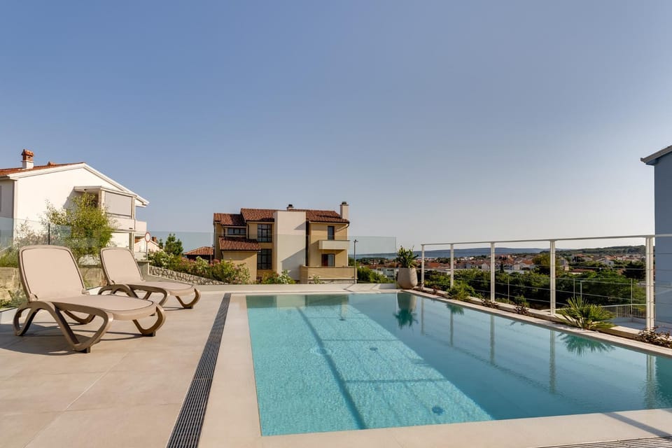 Luxury semi detached villa Smokva 2 - near center and sea - by TRAVELER tourist agency Krk Villa in Krk