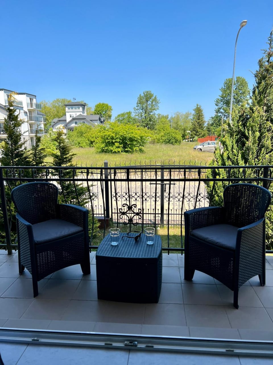 Patio, Day, View (from property/room), Balcony/Terrace, Living room, Seating area