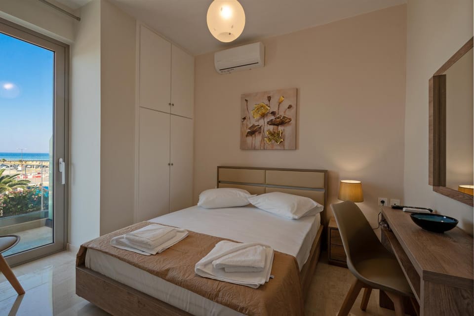 Bed, Bedroom, air conditioner