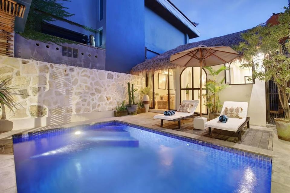 Seminyak Beach Bungalow Studio #2 with Private Pool Villa in Kuta