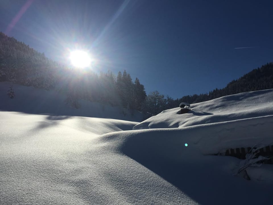 Winter, Mountain view