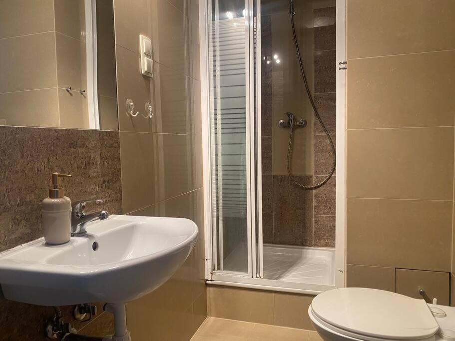 Shower, Toilet, Bathroom, Area and facilities