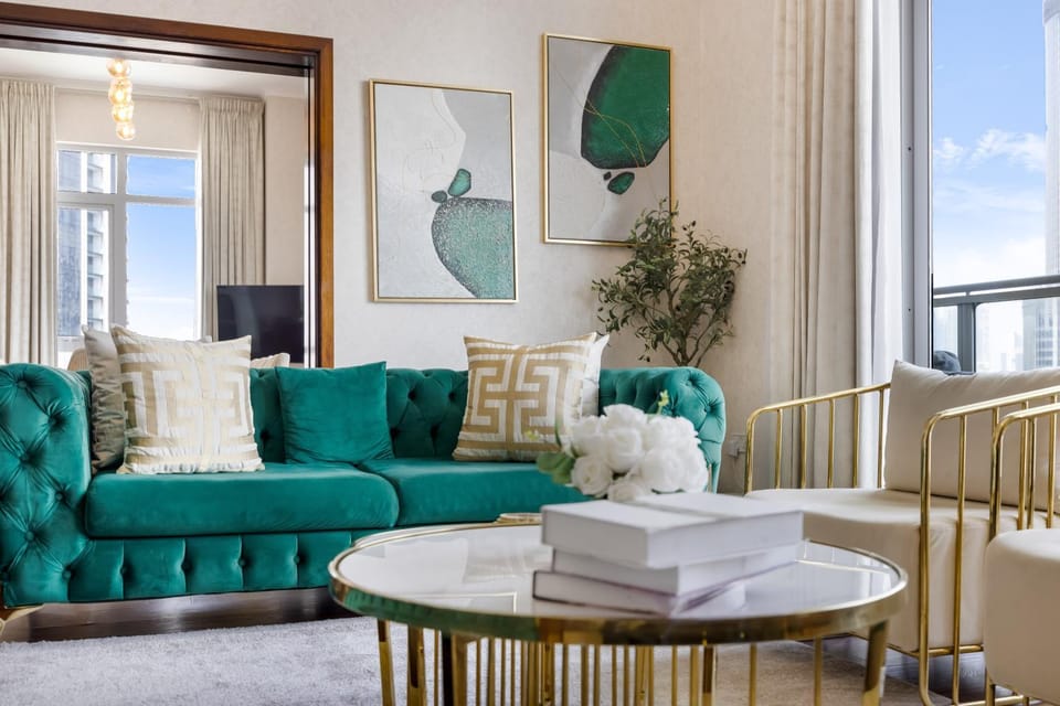 Durrani Homes - Alluring 5BR Penthouse with Burj Khalifa and Fountain View Apartment in Dubai