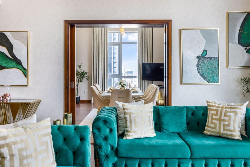 Durrani Homes - Alluring 5BR Penthouse with Burj Khalifa and Fountain View Apartment in Dubai