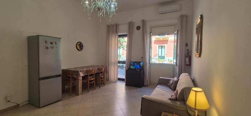 Living room, kitchen